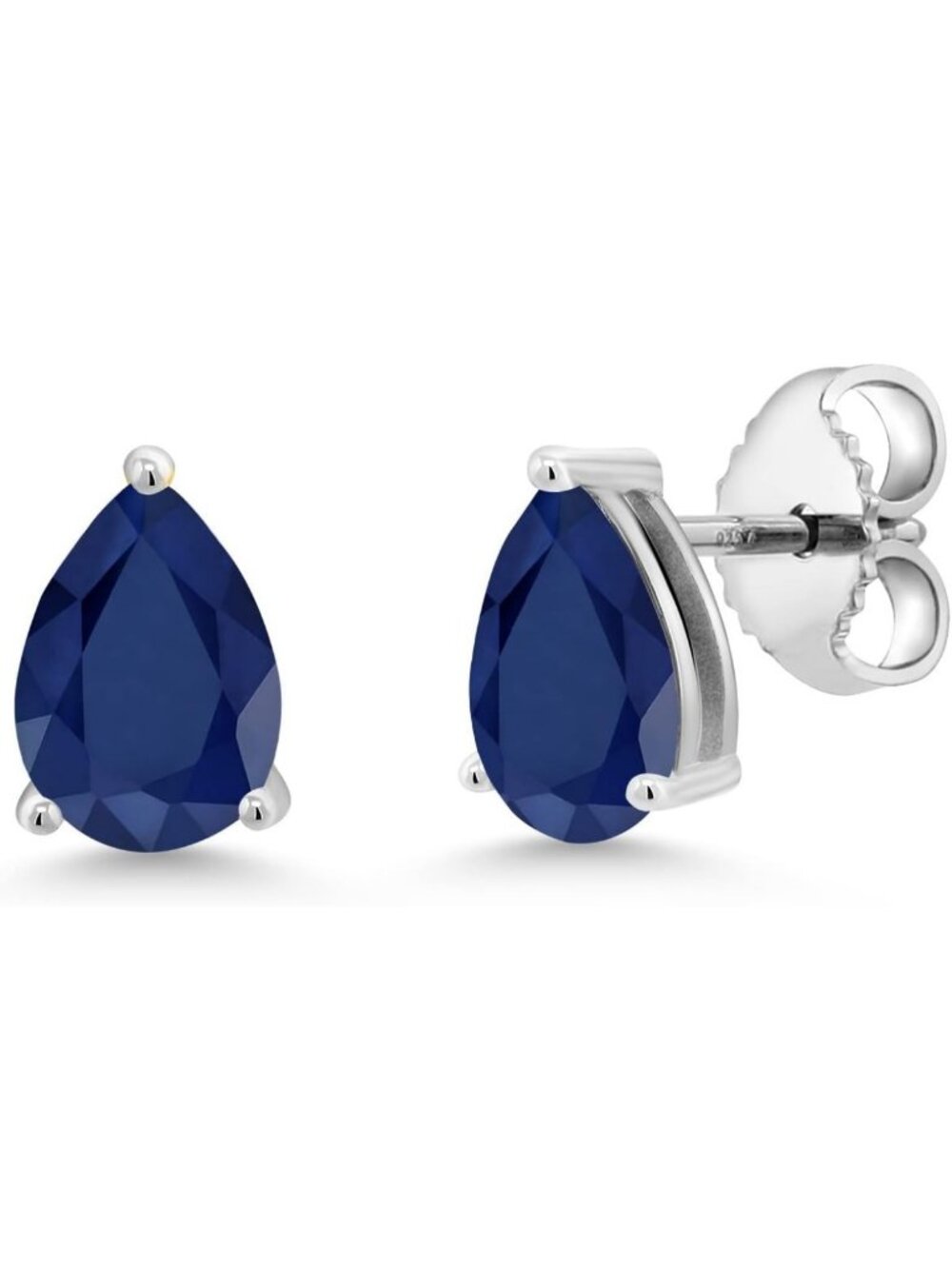 Elegant Pear Shape Teardrop Stud Earrings | 925 Sterling Silver | Birthstone